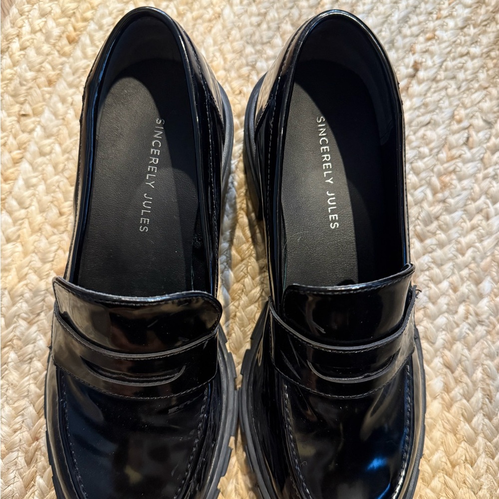 Sincerely Jules Black Loafers